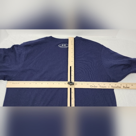 UNDER ARMOUR HEAT GEAR  NATIONALS PARK 2018 HOME RUN DERBY MONDAY 7/18 MED BLUE - Picture 4 of 8